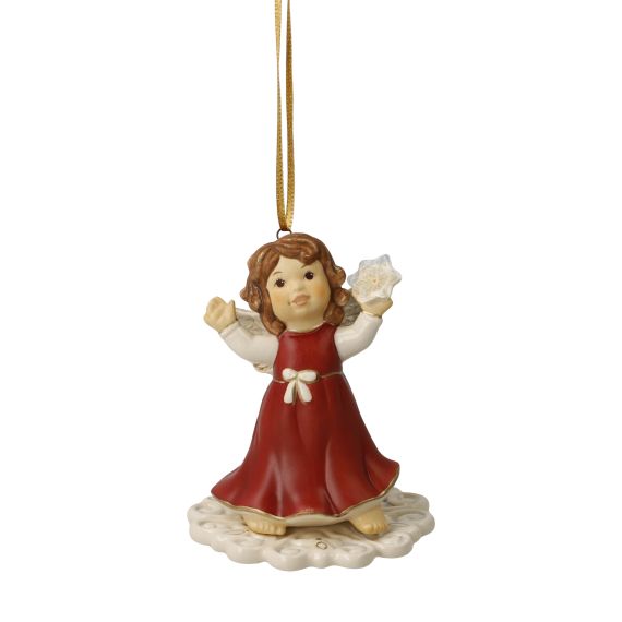 Produktbild von Engelfigur Winterspaß - Bordeaux Himmelsboten Weihnachten
