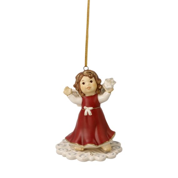 Produktbild von Engelfigur Winterspaß - Bordeaux Himmelsboten Weihnachten