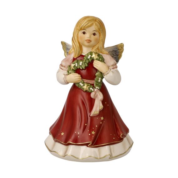 Produktbild von Engelfigur Herzensfroh Bordeaux - Himmelsboten Weihnachten