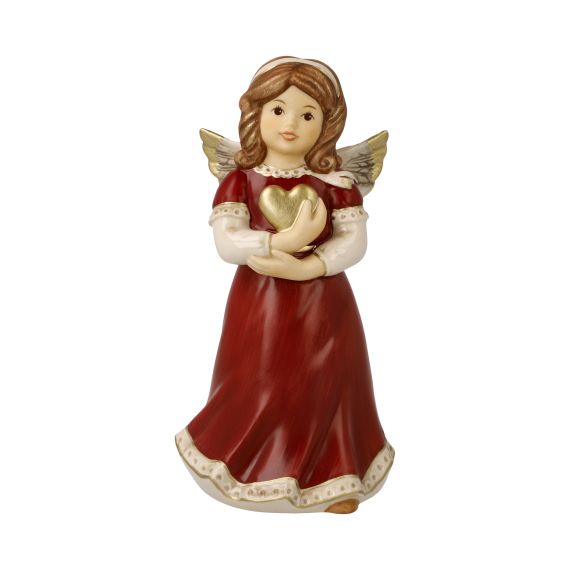 Engelfigur Herzenswärme Bordeaux - Himmelsboten Weihnachten