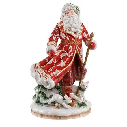 Figurine Santa with red coat - Fitz & Floyd