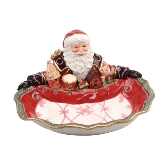 Produktbild von Schale Santa Präsentiert 33 cm - Fitz & Floyd XMAS