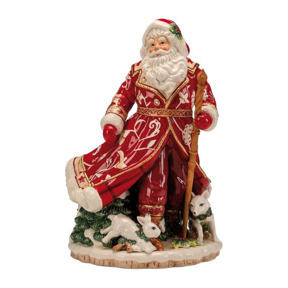 Produktbild von Figur – Santa mit Wintertieren 33 cm Fitz & Floyd XMAS
