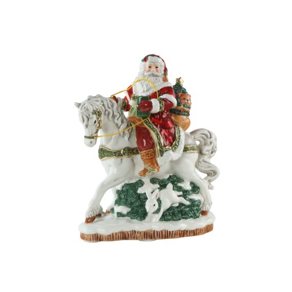 Produktbild von Figur Santa auf Pferd - Fitz & Floyd XMAS