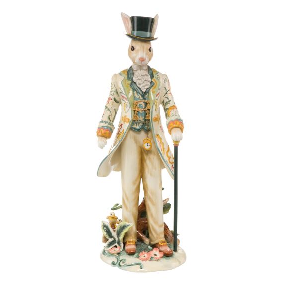 Hasenherr mit Zylinder - Figur 50 cm Fitz & Floyd Spring-Collection