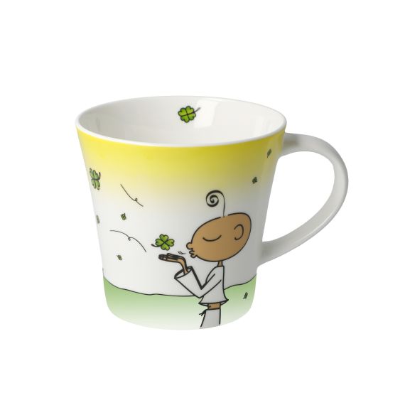Produktbild von Coffee-/Tea Mug - Glückstasse Der kleine Yogi Wohnaccessoires