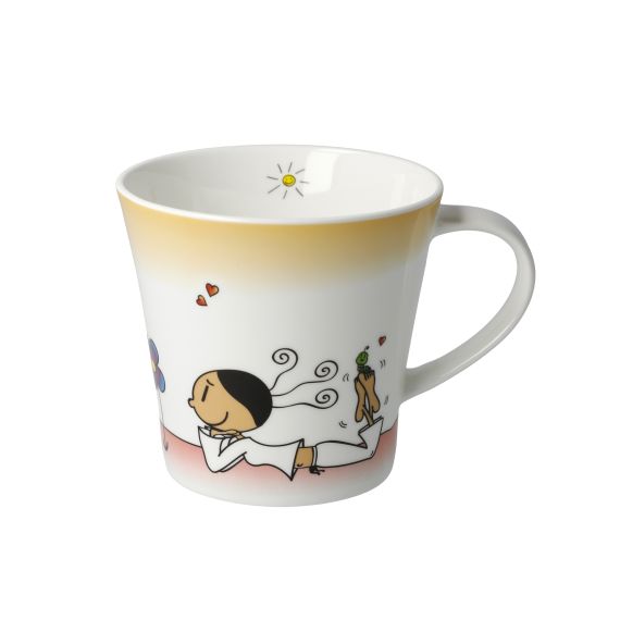 Produktbild von Coffee-/Tea Mug - Wundervoll Der kleine Yogi Wohnaccessoires