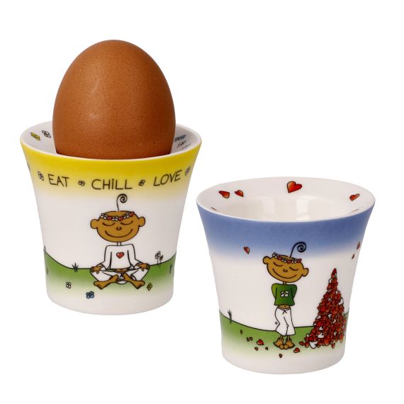 Produktbild von Eierbecher Set - Der kleine Yogi