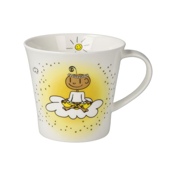 Kaffee- / Teetasse Mug Dein Lächeln 0,35l Der kleine Yogi