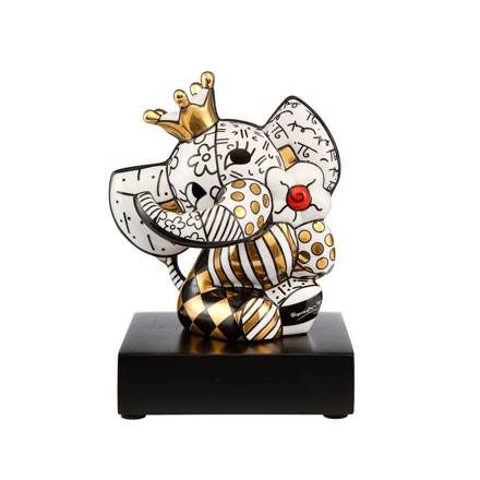 Spring Elephant gold - Figur Pop Art Romero Britto
