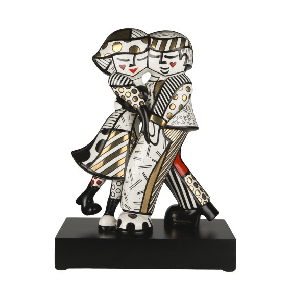 Figurine Golden Cheek to Cheek - Pop Art