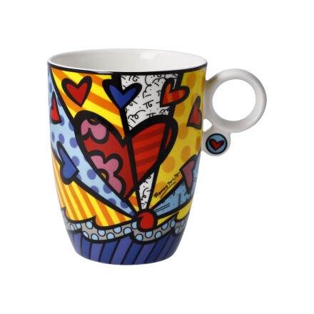 Künstlertasse Romero Britto - A New Day - Pop Art