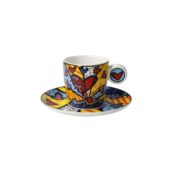 Produktbild von Espressotasse Romero Britto - A New Day - Pop Art