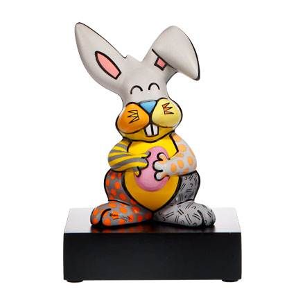 Figur Grey Rabbit 23 cm Pop Art Romero Britto