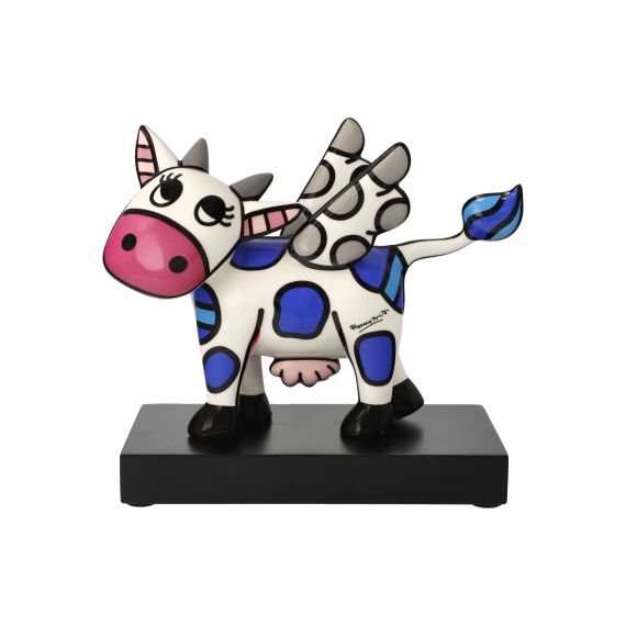 Figur Romero Britto - Flying Cow - Pop Art