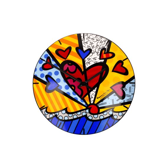 Produktbild von Wanduhr Romero BRITTO A New Day - Pop Art