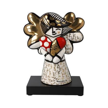 Figur Golden Faith Romero Britto - Pop Art