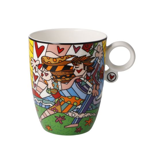 Künstlertasse Romero Britto Falling - Pop Art
