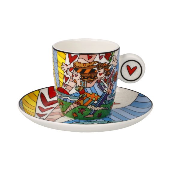 Produktbild von Espressotasse Romero Britto Falling - Pop Art