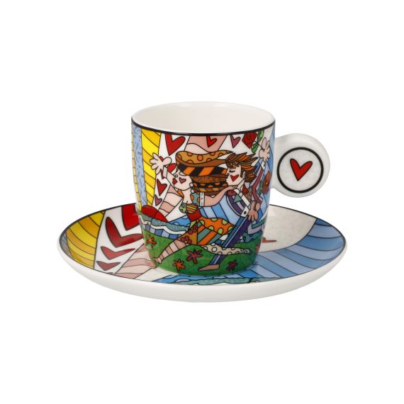 Espressotasse Romero Britto Falling - Pop Art