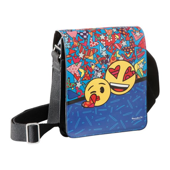 Produktbild von I Love You - Umhängetasche Pop Art Romero Britto Emojis