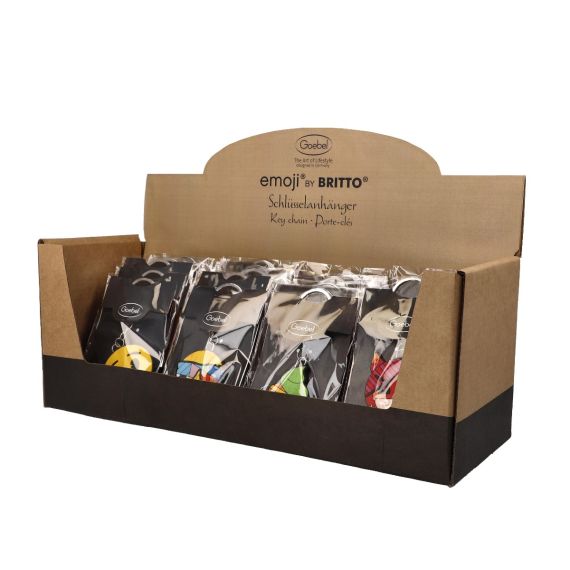 Schlüsselanhänger Poo, 6 x 11.5 cm – Pop Art Britto Emojis