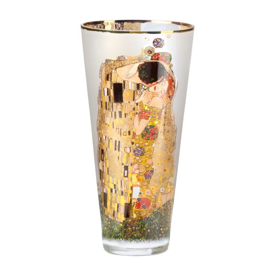 Der Kuss – Vase Glas 30 cm Artis Orbis Gustav Klimt