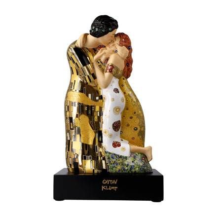 Figur 33 cm - Der Kuss Artis Orbis Gustav Klimt