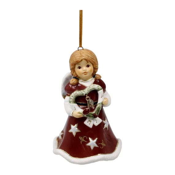 Produktbild von Jahresengel Glöckchen 2023 - Weihnachten Porzellanglocke