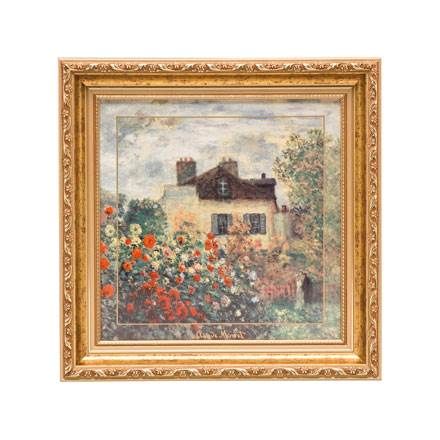 Das Künstlerhaus – Wandbild 31,5 x 31,5 cm limitiert Artis Orbis Claude Monet