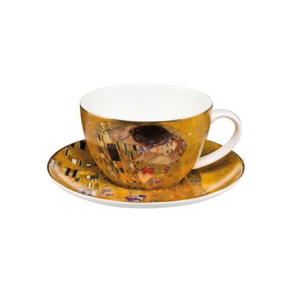 Der Kuss - Teetasse mit Untere 6,5 cm 0,25 l Artis Orbis Gustav Klimt