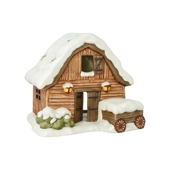 Produktbild von Windlicht Scheune - Winterwald Weihnachten 