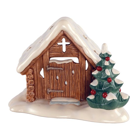Produktbild von Windlicht Waldkapelle - Winterwald Weihnachten