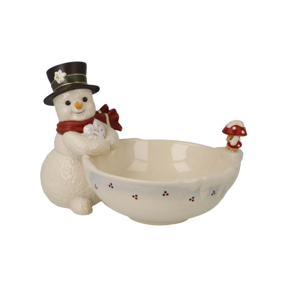 Produktbild von Schale Verschneiter Winter - Schneemänner Weihnachten