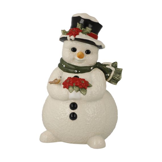 Produktbild von Figur Schneemann - Im verschneiten Garten Weihnachten