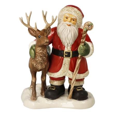 Figur Santa und der König des Waldes Weihnachten