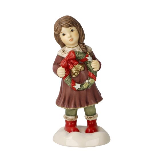 Figur Ein Kranz zum Advent - Winterwald Weihnachten