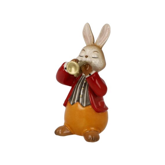 Hasenfigur Eifriger Trompeter - Osterhasen