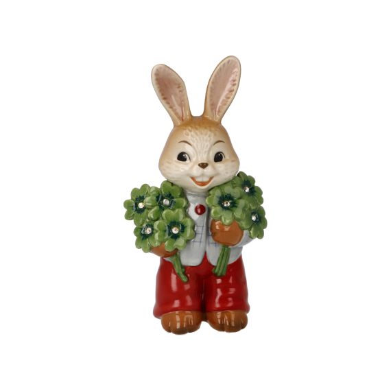 Produktbild von Hasenjunge Viel Glück! - Figur Osterhasen