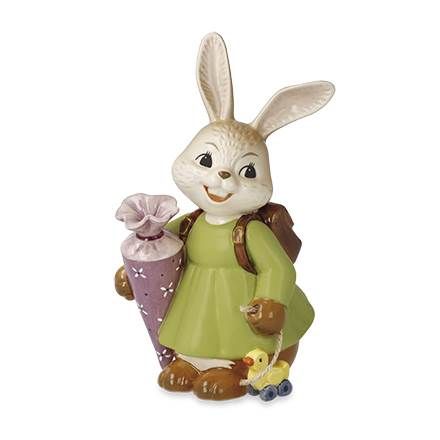 Hasenfigur Hasenmädchen Erster Schultag - Ostern