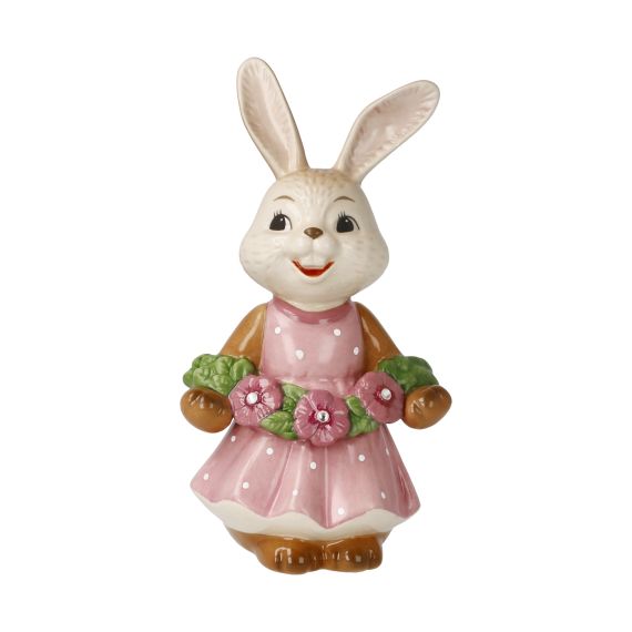 Hasenfigur Hasenmädchen Süße Blumenfee - Ostern