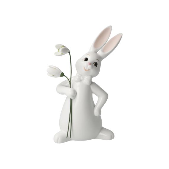 Produktbild von Hasenfigur Hase First Flowers - Snow White Ostern