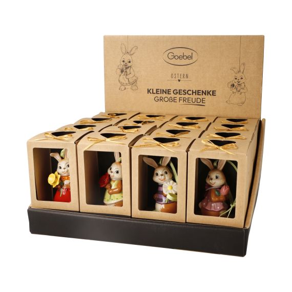 Thekendisplay sortiert Display Minihasen Hänger Ostern