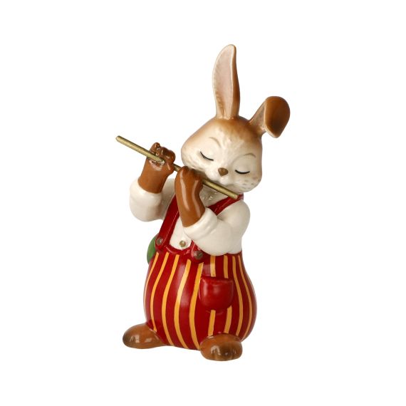 Hasenfigur Lustiger Flötist - Ostern