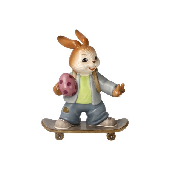 Hasenfigur Hasenjunge Endlich Osterferien - Ostern