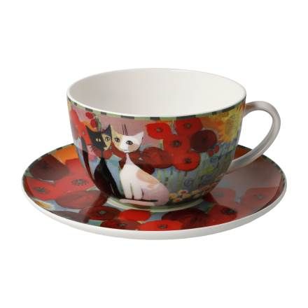 Milchkaffeetasse L'estate in giardino Rosina Wachtmeister