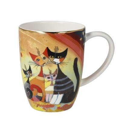 Künstlertasse Gatti in autunno Rosina Wachtmeister