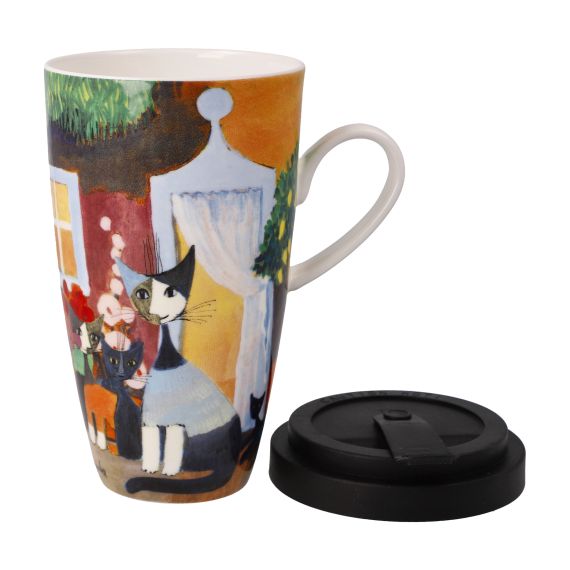 Produktbild von Künstlertasse mit Deckel Una bellissima giornata - Rosina Wachtmeister