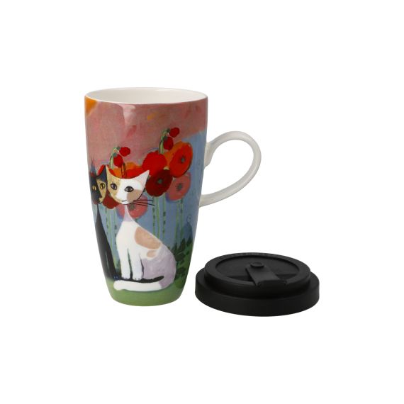 Produktbild von Künstlertasse mit Deckel L'estate in giardino Rosina Wachtmeister