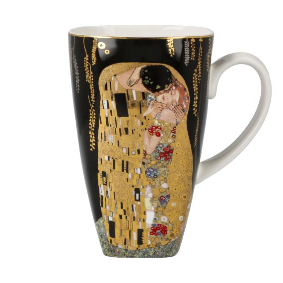 Der Kuss - Künstlerbecher hoch eckig Artis Orbis Gustav Klimt